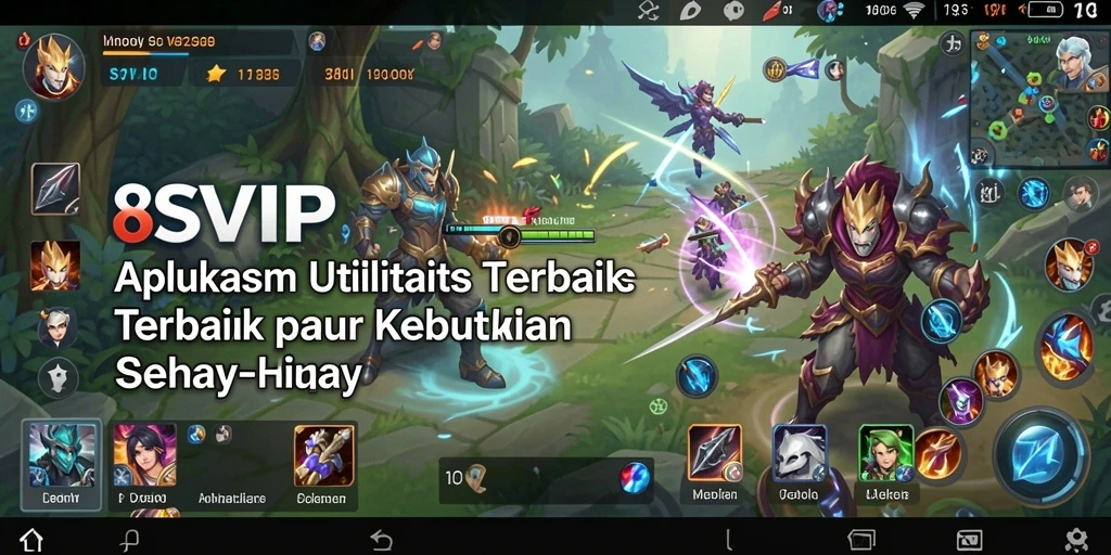 Tampilan antarmuka 8SVIP yang modern dan intuitif.
