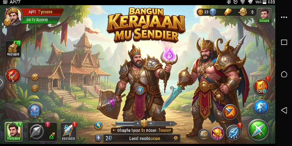 Tangkapan layar menunjukkan momen seru gameplay Tycoon di API77.
