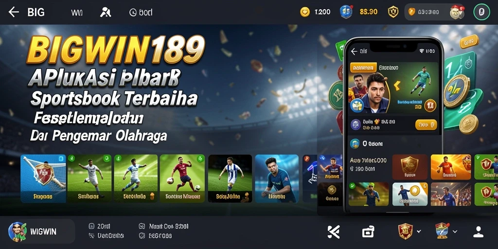 Tampilan gameplay Sportsbook BIGWIN189 yang interaktif dan menarik.