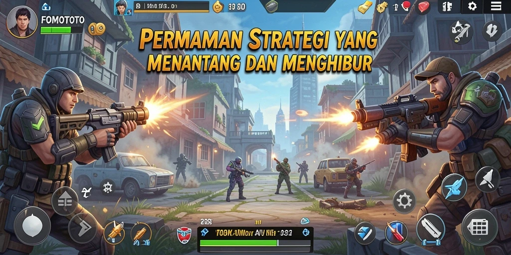 Gameplay menegangkan dan seru di FOMOTOTO.