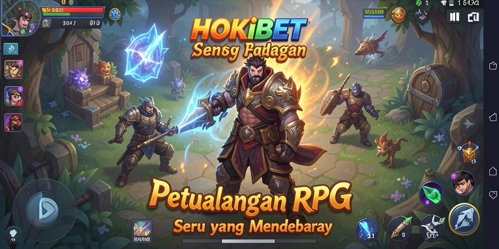 Tangkapan layar HOKIBET menampilkan momen seru dalam permainan RPG.