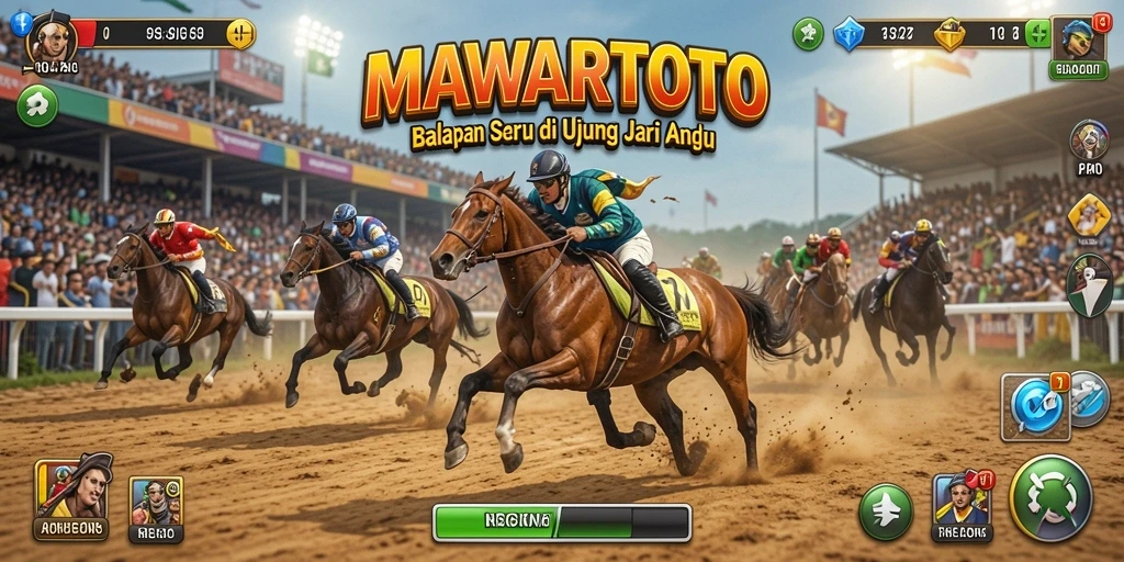 Tangkapan layar utama <strong>MAWARTOTO</strong> yang menunjukkan aksi balapan yang seru dan mendebarkan.