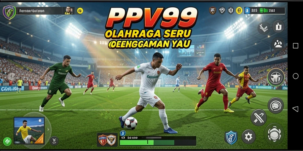 Screenshot gameplay yang menunjukkan aksi seru dalam PPV99.