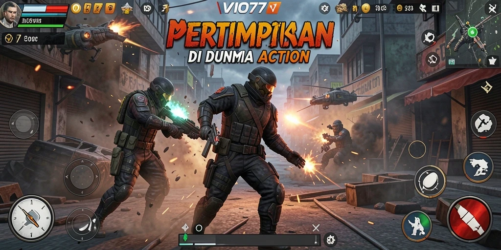 Tampilan gameplay seru dan intens dari VIO77.