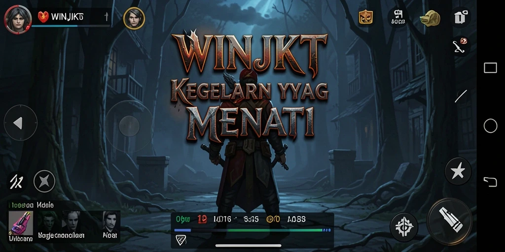 Gameplay menegangkan yang menggambarkan suasana horor di WINJKT.
