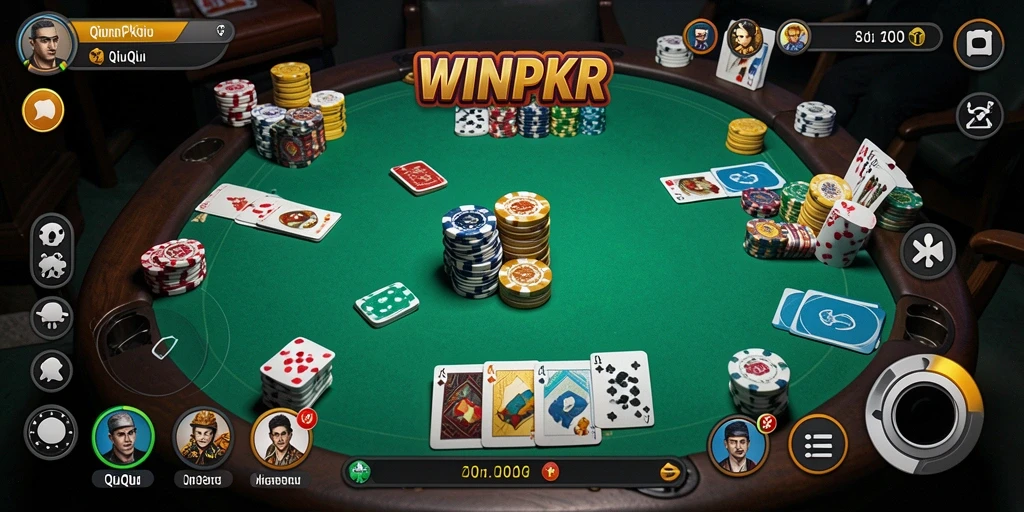 Tampilan gameplay QiuQiu yang seru dan menegangkan.