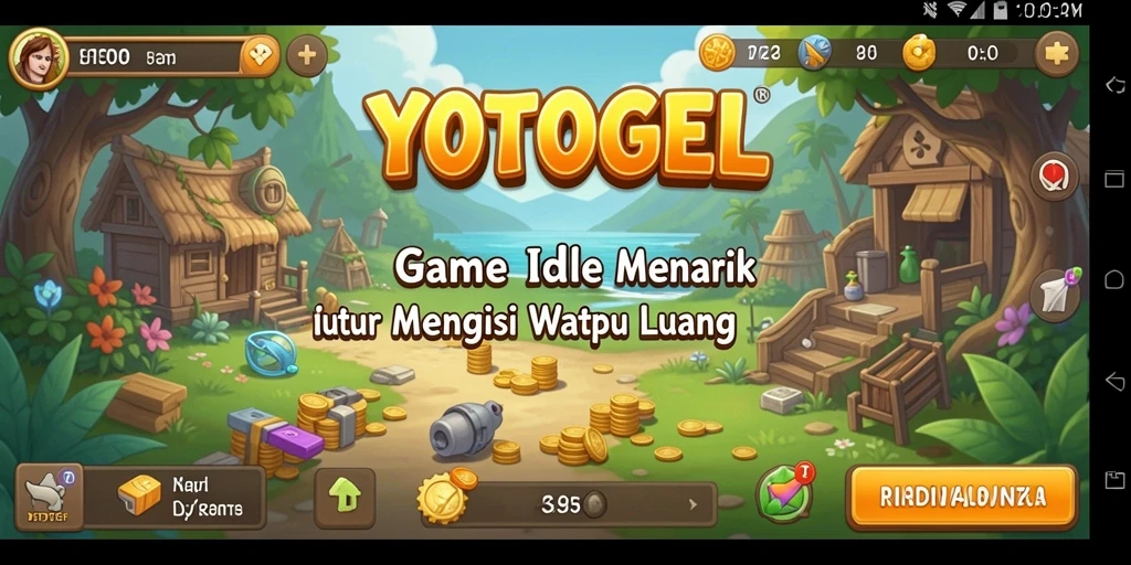 Screenshot gameplay YOTOGEL menampilkan tantangan Idle yang seru.